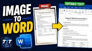 How to Convert Image to Word Document (Editable Text)