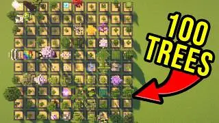 100 Tree Design Ideas in Minecraft💡