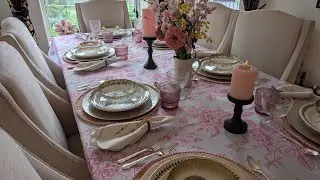 Summer Portmeirion Tablescape Inspiration #summerdecorating #tablescapes #portmeirion