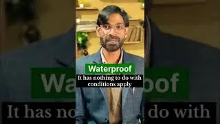 Waterproof vs Water Resistant!Водонепроницаемый или водостойкий #englishvocabulary#vocabulary#shorts