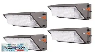 VEVOR 4PCs LED Wall Pack Lights 100W 10800LM 5000K Commercial Outdoor Lights