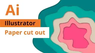 Create a paper cut out effect - Adobe Illustrator Tutorial