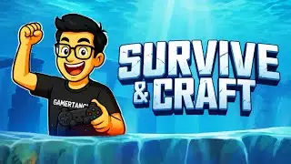 Playing Survive and Craft Multiplayer Game | Ocean Survival and Team Adventure 🚤🪵