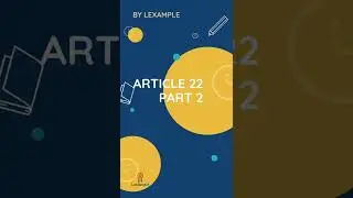ARTICLE 22 PART 2 | INDIAN POLITY | THE CONSTITUTION OF INDIA IN 60 SECONDS