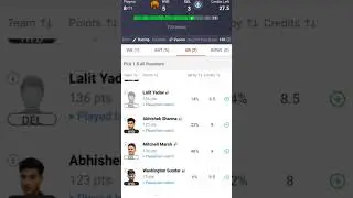 HYD VS DEL TEAM DREAM 11