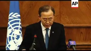 UN Secretary General urges President Assad to begin political reforms
