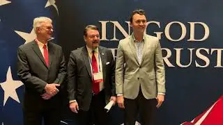 Charlie Kirk, Dr. George Barna & Jason Rapert, December 14, 2024, Scottsdale, AZ NACL Annual Meeting