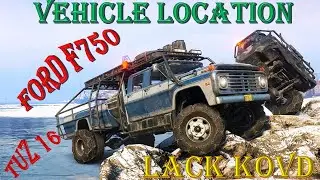 SNOWRUNNER FORD F750 AND TUZ16 VEHICLE LOCATION LACK KOVD DLC TRUCK