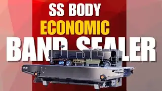 Sonic Industries SS Top Model Horizontal Band Sealer | High-Speed Pouch Sealing Machine.