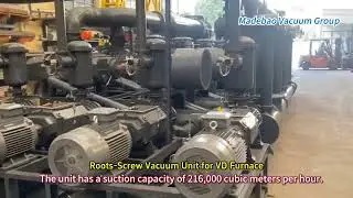 Roots-Screw Vacuum Unit for VD Furnace: Key to Efficient Steel Degassing & Quality Improvement