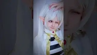 Gini proses Fotonya 😅, ya biarpun masih nampak itu tanganku 🙂 #meikameiii #cosplay #frieren #anime