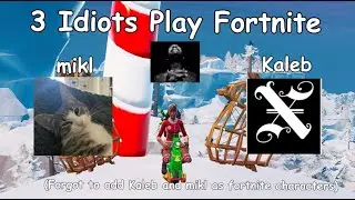 3 Idiots Play Fortnite