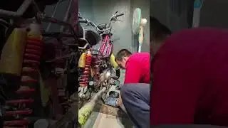 Ремонт мопеда🦾🏍️ #мопед #ремонт #motorcycle #garage #repair #vibes #гараж