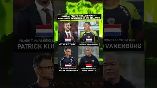 JAJARAN PELATIH TIMNAS INDONESIA DARI JUNIOR SAMPAI SENIOR ERA SEKARANG #timnasindonesia