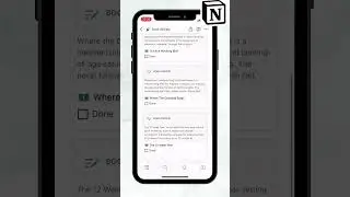 Reading Journal  Notion Template #notion  #shorts #short