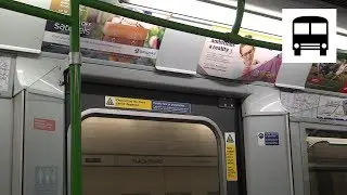 London Underground D78 Stock - Temple to Blackfriars (District Line) ロンドン地下鉄 D78形電車