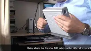 LaCie d2 Quadra 1TB Raid 1 Firewire 800