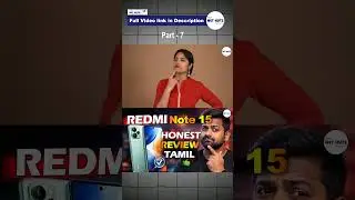 Redmi Note 15 Full Tamil Review | Camera, Battery, Performance