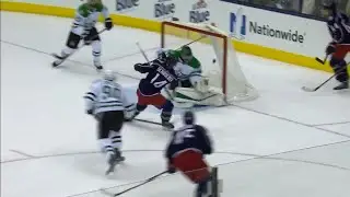 Blue Jackets take advantage of Bishop playing the puck to score easy goal