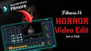 How to Horror Video Editing on Filmora14 || Halloween Creative Video