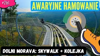 Skywalk 🚀 + TURBO ⚡️ ZJAZD z Góry. Najdłuższa KOLEJKA GRAWITACYJNA w Europie. Dolni Morava