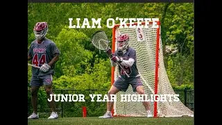 Liam O'Keefe Junior Year Lacrosse Goalie Highlights (Harvard '29)
