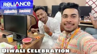 Diwali Celebration in Reliance Animation Academy Lucknow || I'ts Akash Yadav AY87