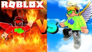 ANGELS VS DEVILS OBBY in ROBLOX! 😇😈