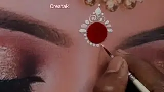 Simple Kolka design 2//easy chandankolka for bride//how to do easy Kolka design//Alpona designs//