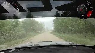 CUP Rally '21 SS4 J5 South - In-car video with TCE Rally Team - first outing for the Sentra RS