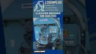 Used 700 HP Cleaver Brooks 150 PSI Steam Boiler 1994 Model CB 200-700