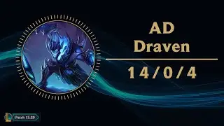 Draven AD vs Jinx Korean Challenger Replay Patch 13.20