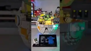 Lighting Up The New LEGO Star Wars 2025 Grogu Set! #shorts #lego #starwars