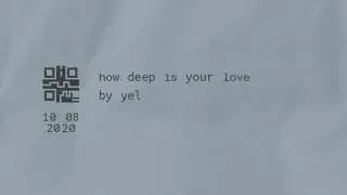 how deep is your love (short cover)