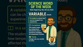 Science Word of the Week - Variables