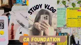 CA foundation study vlog🫶🏻| September 2025 | day 13 and 14 | combined vlog 🫡| tips + talk 🔥