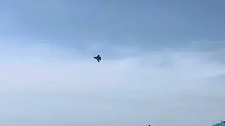 Second F-35C Sneak Pass 2024