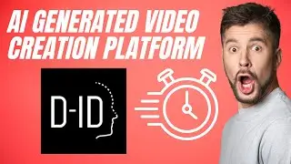 AI GENERATED VIDEO CREATION PLATFORM: D-ID