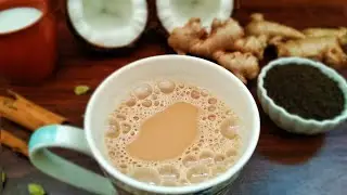 Keto Recipe - Fresh Flavoured Keto Tea | Coconut + Almond Milk Tea |LCHF Recipes|Dairy Free |KetoTea