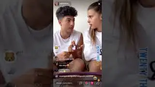 NAIM DARRECHI y MAR LUCAS hacen un directo CANTANDO JUNTOS *SE BESAN*