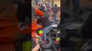 Cazadores lo extremo &hellip; reto de las llantas se sale d control &hellip;.