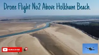 Pinewoods | Drone Flight Above Holkham Beach.