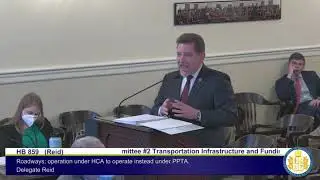 Virginia House of Delegates &ndash; Transportation Infrastructure & Funding Subcomm. Meeting &ndash; 2022-02-01
