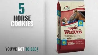 Best Horse Cookies [2018]: Manna Pro Apple Horse Treat Wafers, 20 lb