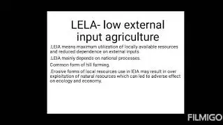 HEIA, LEIA, LEISA and it's techniques for sustainability
