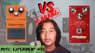 TOMSLINE AOD-1 OVERDRIVE/DISTORTION VS BOSS DISTORTION (DS-1) | ENAKAN MANA!?? | MusicExperiment #55