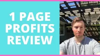 1 Page Profits Review - Does This Product Deliver On What It Promises?