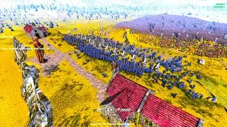 Knights Buries Romans in Graveyard - Ultimate Epic Battle Simulator UEBS