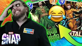 Using RANDOM CARDS in MARVEL SNAP to WIN Challenge 😂