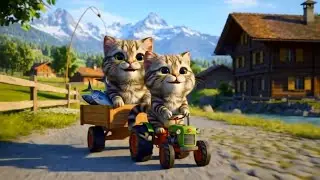 &ldquo;Cat Family Fishing Adventure 🐟 | Funny Cat Cartoon Cooking Fish Fry Story | Meow Family&rdquo;